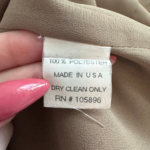 Worth brown floral a-line midi skirt size 12 - Picture 6 of 8